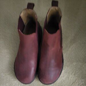 Birkenstock Stalon burgandy nubuck boot sz 38